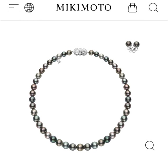 MIKIMOTO Ginza SpecialEdition MultiBlack Sea Cultured Pearl Set Retail US$19.500 - Picture 7 of 15
